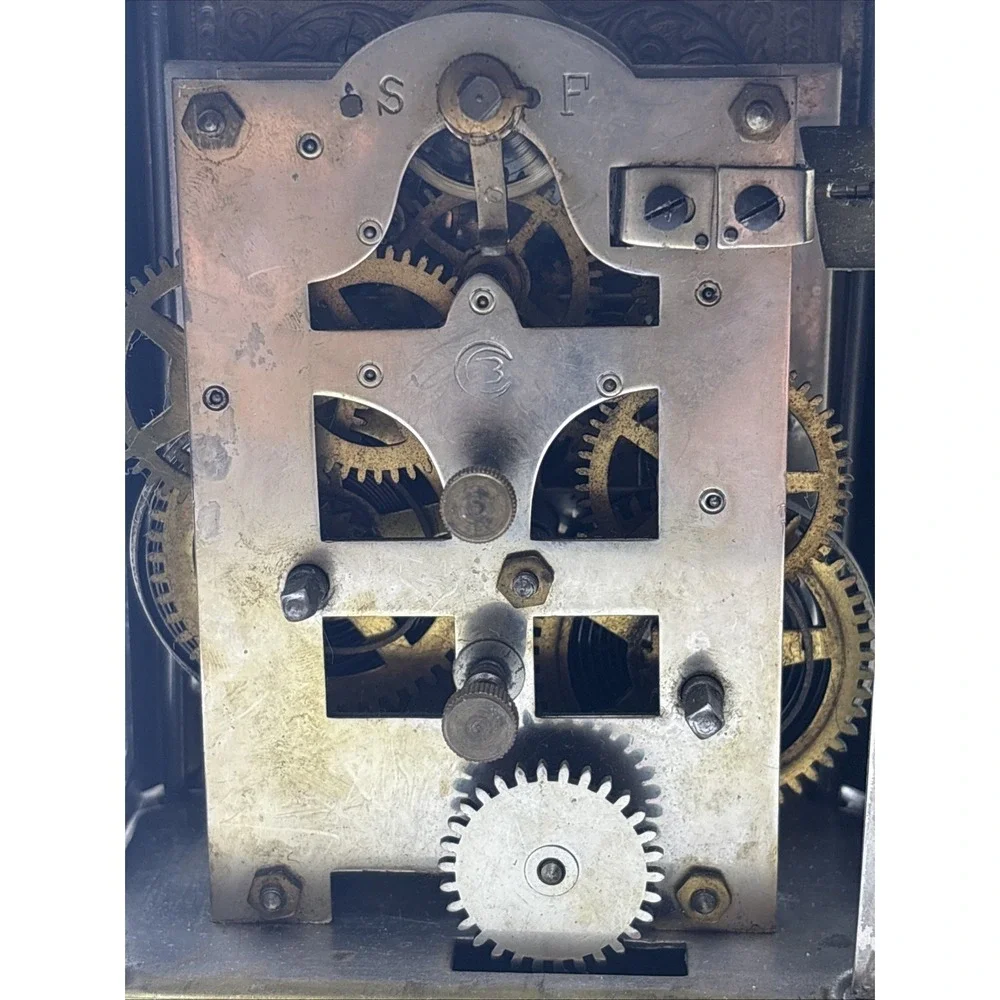 Antique German Black Forest, Badische Uhrenfabrik Musical Clock